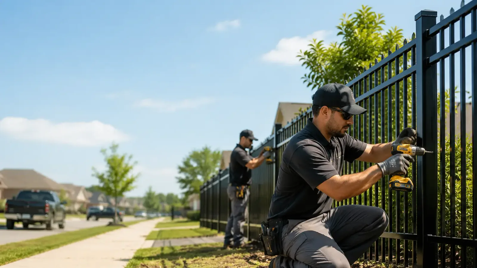 Metal Fence Installation in Buck Creek, IN